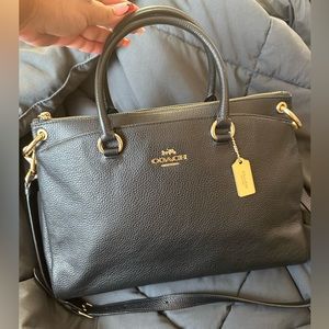 Lightly used Coach leather bag